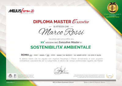 Al termine dei Master in Finanza e Controllo è previsto il rilascio di un Attestato di Partecipazione